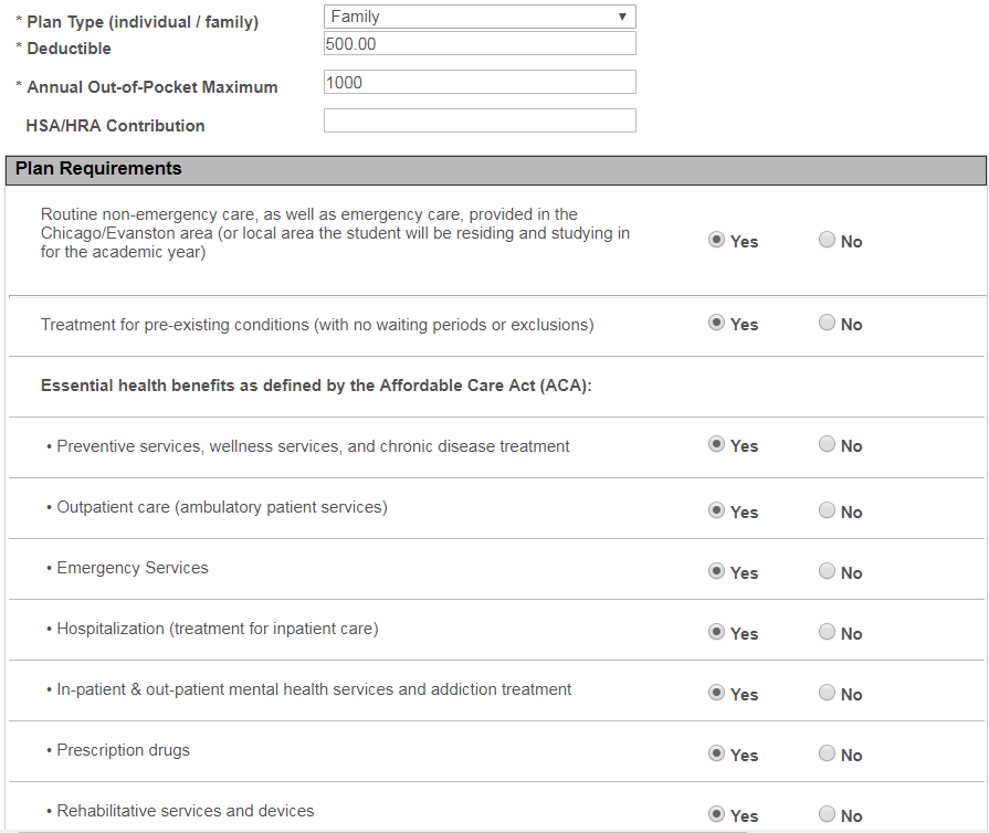 Waiver Application Continued